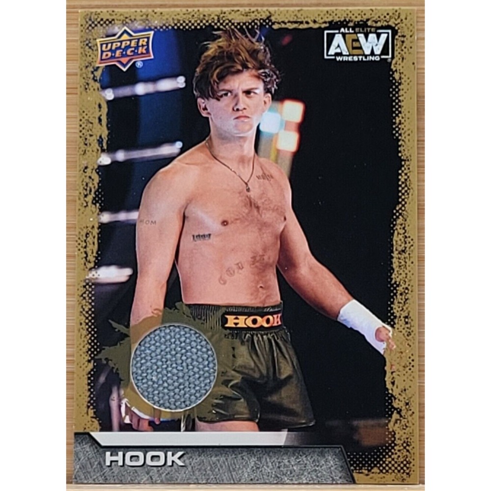 2022 UPPER DECK AEW HOOK GOLD‎ RELIC ROOKIE RC
